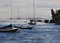 Taking down the Sails by Poppy Balser Watercolor ~ 10 x 14  $550 Available here:  http://poppybalser.com/workszoom/1784016/taking-down-the-sails