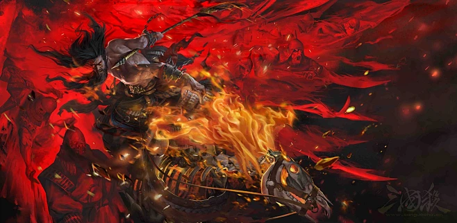 血海罗刹*神关羽_看图_三国杀皮肤吧_百度贴吧-花瓣网