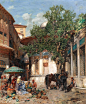 意大利艺术家 Alberto Pasini(1826-1899) ​​​​