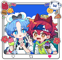 梨涡花猫采集到素材