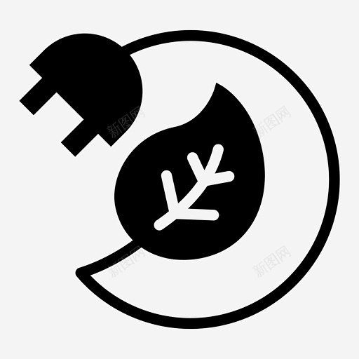 少用能源省电待机模式 标志 UI图标 设计图片 免费下载 页面网页 平面电商 创意素材