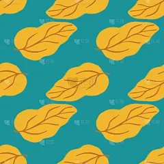 四方连续纹样,黄色,永远,叶子,简单,绿色背景,创造力,壁纸,华丽的
