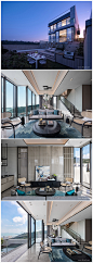 PTang Studio 香港愉景湾 ILPICCO HOUSE 15
在中国传统思想中，讲究人是自然界不可分割的一部分。“天人合一”乃生活的极致境界。纵然位于香港这个西化的繁华都市，PTang Studio的愉景湾ILPICCO HOUSE 15, 即是为了遵循这一境界，将愉景湾难得的环境条件，与中式哲学理念与当代美学表达揉为一体的细致之作。
“方圆，对称，对比与平衡”是别墅设计运用的基本概念与方案形成的诗意表述。墙面装饰，横平竖直，是对称的，方角元素的，却不是单调的直线，而是利用自然木纹，石纹的横向肌