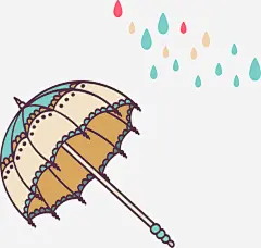 可爱手绘卡通插图花边雨伞高清素材 下雨天 伞 卡通插图 可爱 手绘 花边 雨伞 雨具 免抠png 设计图片 免费下载