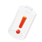 side view of warning battery Illustration in PNG, SVG