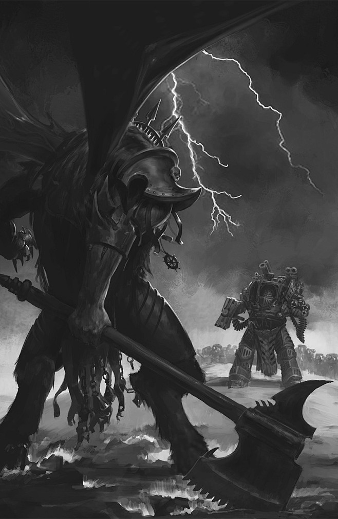 战锤40000战锤40000战锤40k战锤40k娃哈四万分之一狂热者荷鲁斯异端