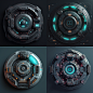 D118_Dial_front_view_top_view_sci-fi_isometric_Cyberpunk_futuri_552c74fa-5637-49b4-9a0f-fe55f999a8e0