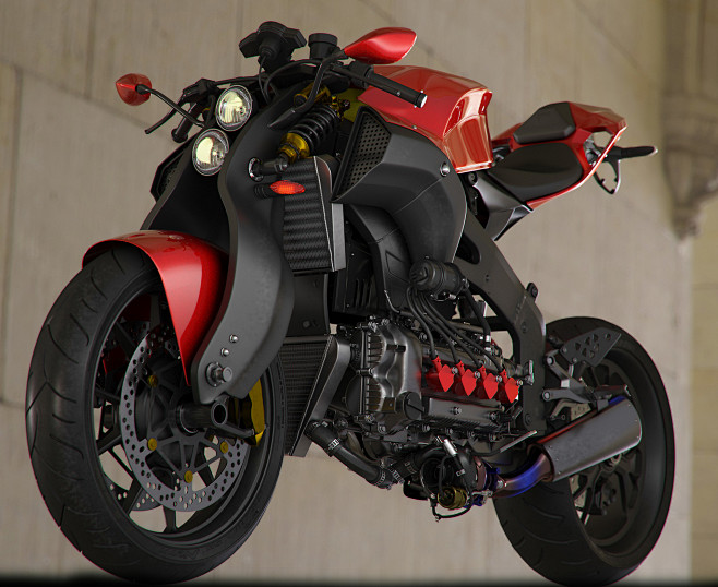 Fantasy motorcycle, ...