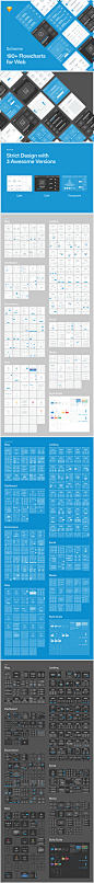 高端有逼格的WEB UI产品原型与交互设计UI kits下载[Sketch] | 云瑞