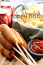EASY Homemade Corn Dogs fromchef-in-training.com …You will be blown away by how simple and quick these whip up! They are delicious and make the perfect after-school-snack! #recipe#lunch #赏味期限#