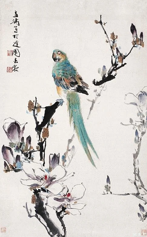 王雪涛_《当代中国画全集-花鸟卷》-坚东网-花瓣网