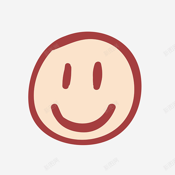 粉色手绘笑脸元素矢量图图标高清素材页面免费下载页面网页平面电商