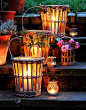 Basket Lanterns #DIY, #lanterns, https://facebook.com/apps/application.php?id=106186096099420: 