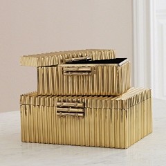 黄铜竹纹盒子