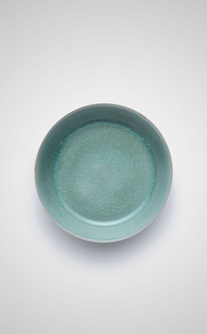 北宋 汝窑天青釉洗 台北鸿禧美术馆旧藏 .