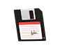 floppy disc 3d illustration