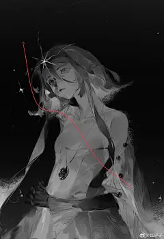 最近稿的黑白（再诈尸... - @瓦碎子的微博 - 微博