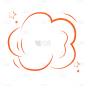 手绘-扁平漫画对话框装饰元素3