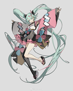 桃骨朵采集到miku