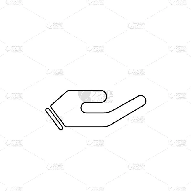 手的图标素材-花瓣网