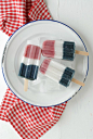 Patriotic Smoothie Popsicles | Boulder Locavore