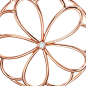 Tiffany Garden medallion pendant in 18k rose gold with a diamond. #TiffanyPinterest