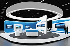 智慧科学现代科技展厅摄影图