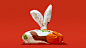 3d art brand chinese new year gift box graphic design  Live gift package spring festival year of the rabbit