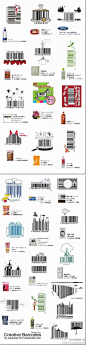 我们似乎已经习惯了一成不变的条形码。但日本设计师就是擅长一种另辟蹊径的思维，将这种沉闷的符号变成了创意、可爱的生活元素。你最喜欢哪一个？