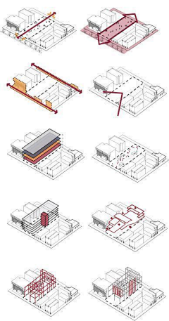 建筑设计排版采集到建筑分析图
