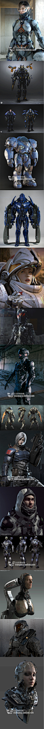 科幻机械 战航 武器 战争未来元素 设计参考 游戏原画 设定素材包