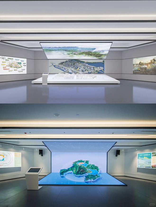 设计案例|实景效果图对比 展示空间还原-花瓣网