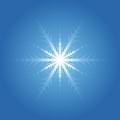 漂漂采集到雪花素材
