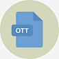 OTT图标免抠素材_新图网 https://ixintu.com 文件 文档 扩展 格式 OTT 文件和文件夹