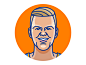 A fun avatar I made of the "Latvian Unicorn," Kristaps Porziņģis. I'm working through how to do eyebrows. If anyone has recommendations or references, I'd love to hear about them!
