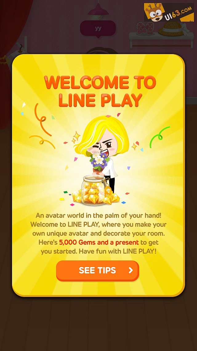 LINE游戏UI界面设计《line pl...