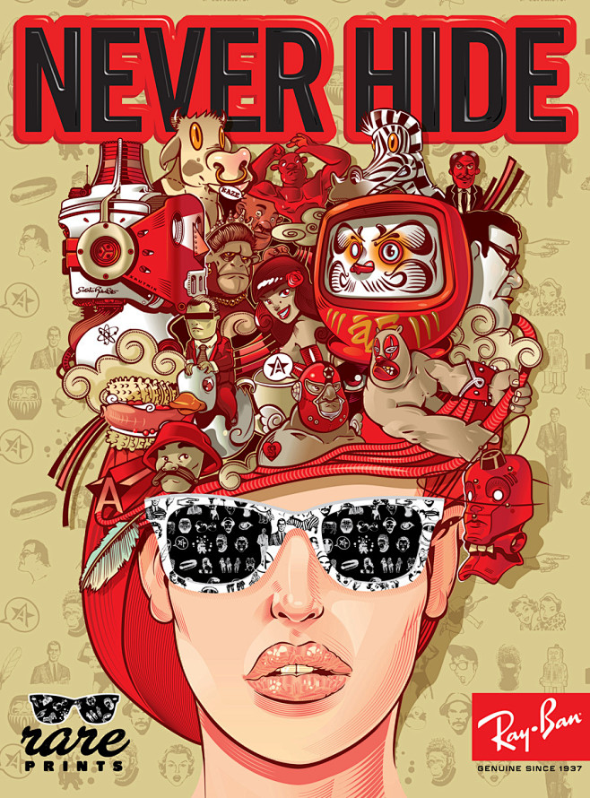 Ray-Ban Rare Print 2...