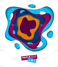 简单背景,纸,抽象,形状,色彩鲜艳,活力,商务,折纸工艺,洞,弯曲