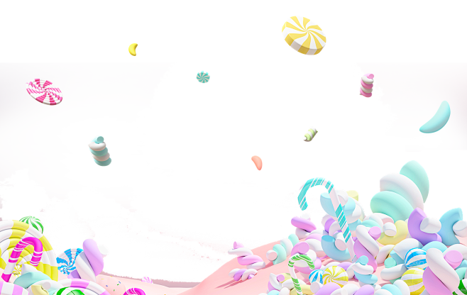 [美工云]六一儿童节棉花糖免抠_PNG：