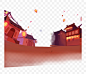年货节 新年 春节 新春 中国风 古典 古典手绘 手绘中国风 古代街景 古代建筑 