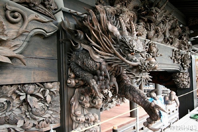 日本兵库县念佛宗无量寿寺的木雕工艺设计】...