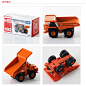 日本TOMY多美卡合金工程小汽车模型男孩玩具102号翻斗卡车333678-tmall.com天猫