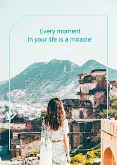 Nature Travel Landscape Motivational Inspiring Quotes Poster