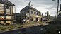 PUBG: Abandoned Street, Andrew Averkin : Hey guys! I want to share with you my work for PUBG trailer and some behind the scene renders! My task was in the creation of several environments such as this very detailed abandoned street full of details and lov