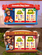 cartoon homescapes mobile game playrix UI user interface