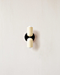 Up Down Sconce, Slim : Black Hardware