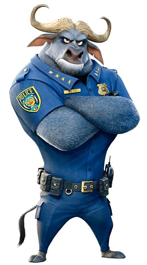 Chief Bogo from Zoot...