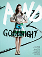 Graffiti And Goodnight: Josephine Skriver By Quentin Jones For Flair #10 April 2014