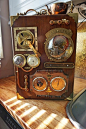 Industrial Art Machine Age Instrument Control Panel Steampunk