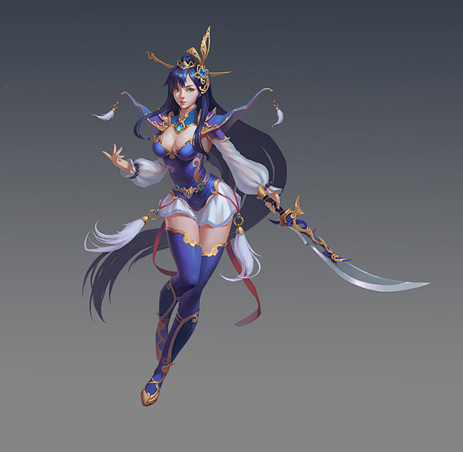 女刀客 原画 美女